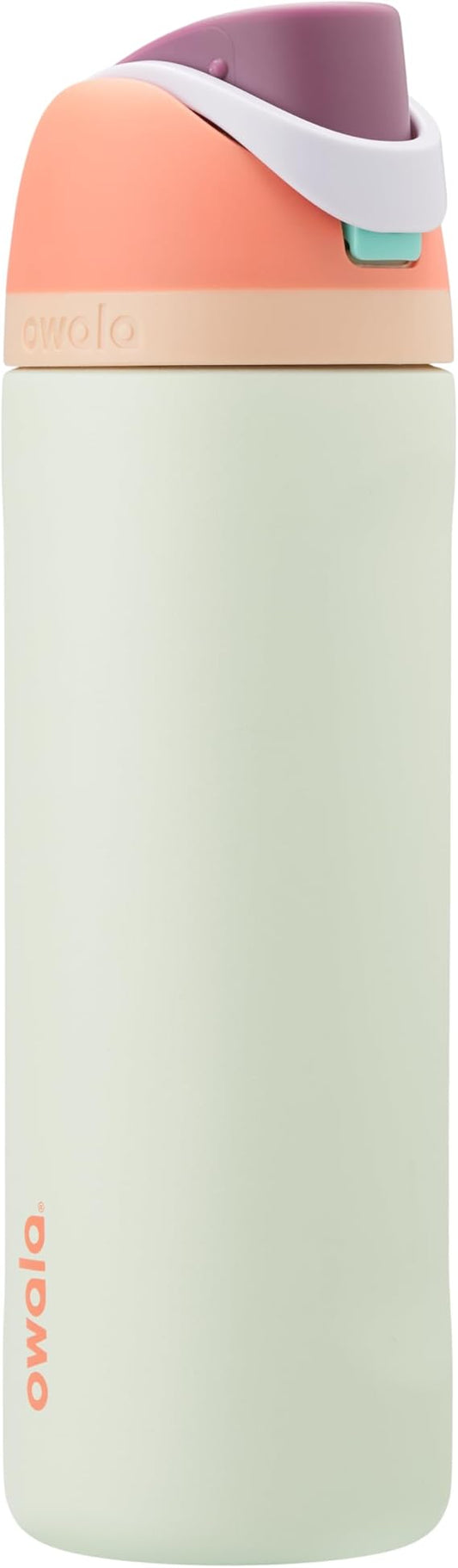 FreeSip Insulated Stainless Steel Water Bottle with Straw for Sports, Travel, and School BPA-Free Sports Water Bottle, 24 oz, Surfs Edge
